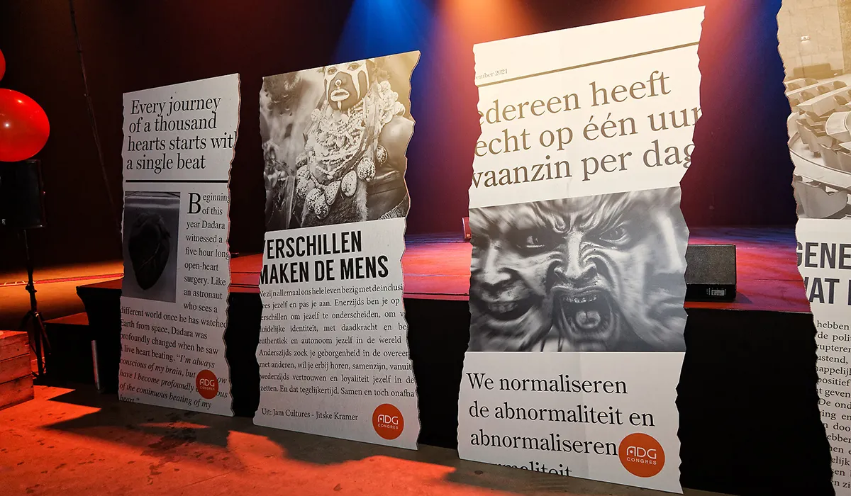 Visueel concept voor ADG Congres 2020